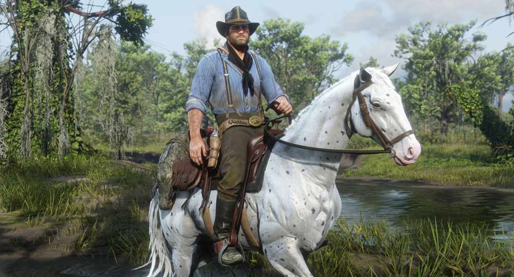 Horses In Red Dead